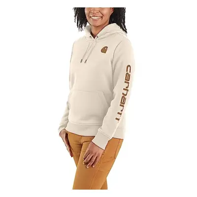 Carhartt Women's Relaxed Fit Midweight Logo Sleeve Graphic Sweatshirt Also Available in Plus Siz