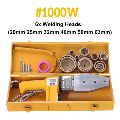 (#63 1000W) Full Auto Electric Heating Pipe Welding Tool Machine Weld For PB PPR PE PP Tube