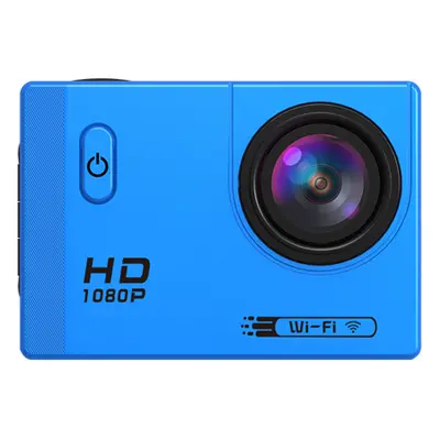 (Blue) Sport Action Camera DV VR 4K Ultra HD Dual Screen WiFi 2.4G Controller