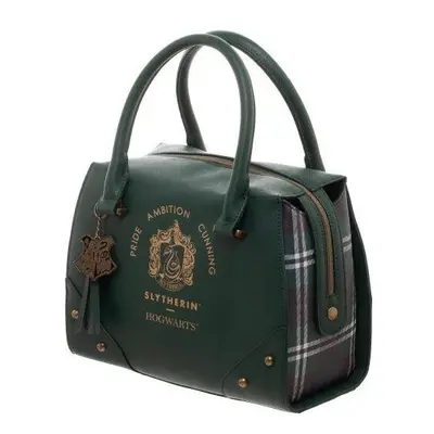 Harry Potter Slytherin Luxury Plaid Top Handbag