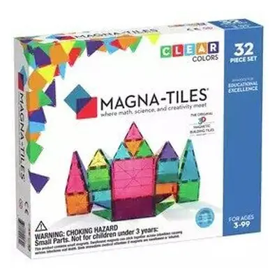 Magna-Tiles Clear Colours Piece Set Magnetic Toy