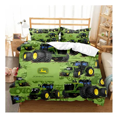 (Style 05, Single (135X200CM)/2PCS) tractor Bedding Single Double King Duvet Cover UK