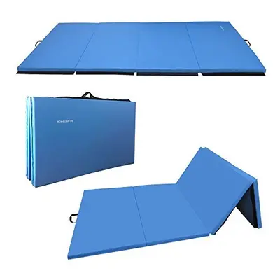 BalanceFrom GoGym All-Purpose 4'x10'x2 Extra Thick High Density Anti-Tear Gymnastics Gym Folding