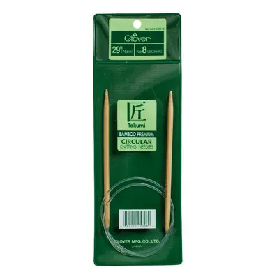 Takumi Bamboo Circular Knitting Needles 29"-Size 8/5mm