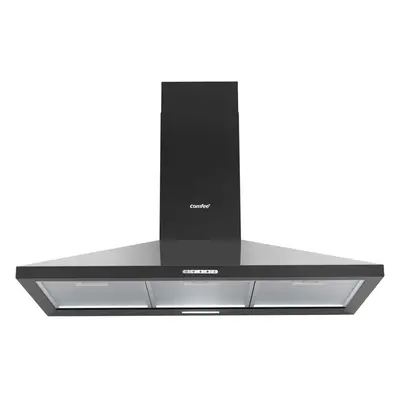 Midea Black 90CM Wall-mounted 3-Speed Chimney Range Hood Cooker Extractor