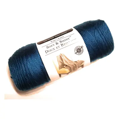 Soft & Shiny Yarn Colored Blue Berry Skein Ounces