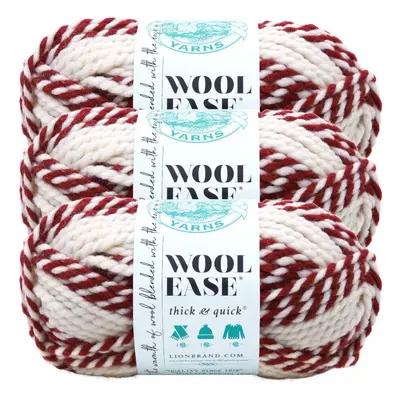 Lion Brand Yarn WoolEase Thick Quick Yarn Soft and Bulky Yarn for Knitting Crocheting and Crafti