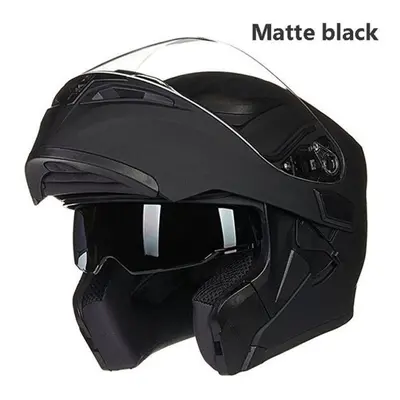 (as the picture, XXL) Motorcycle Dual Visor Full Face Modular Flip Up Motorcycle Helmet Motocros