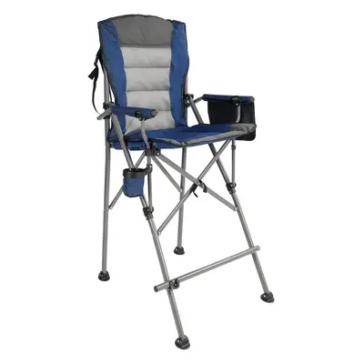 REDCAMP 31" Extra Tall Folding Chair with Footrest, Portable Makeup Artist Chair