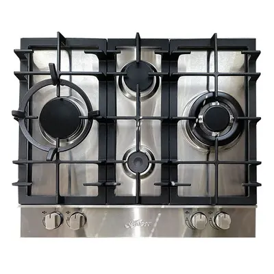 Kaiser Grand Chef Turbo Romb Burner 60cm Gas Hob - Stainless Steel