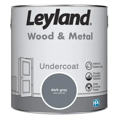 423451 Wood & Metal Undercoat, Dark Grey, 2.5