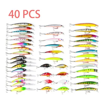 (white, 43pcs) 10/43pcs 110mm 7g Sp Tungsten Weight System Top Fishing Lures Minnow Crank Wobble