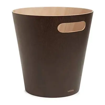 Woodrow Gallon Modern Wooden Trash Can, Wastebasket, Garbage Can or Recycling Bin for Home or Of