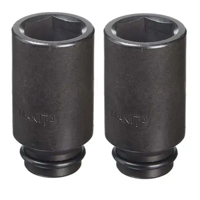 2 x Makita 1/2" 32mm Impact Socket 75mm Long 6905B