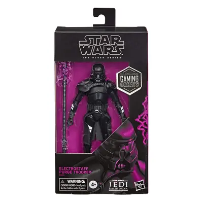 Hasbro - Figurine Star Wars Jedi Fallen Order - Electrostaff Purge Trooper Black Series 15cm