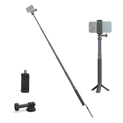 Invisible Selfie Stick for Insta360, Extendable Selfie Stick Pole with Tripod for GoPro 10 8, fo