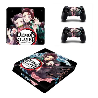 Demon Slayer PS4 Slim Stickers Play station Skin Sticker Decals For