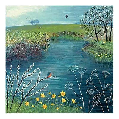 Jo Grundy (Spring At Kingfisher Pool) x x 4cm Canvas Print