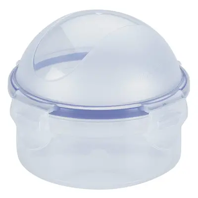 300ml Onion Dome Fridge Storage - Lock Food Containers Round Plastic Lid Domed - lock food stora