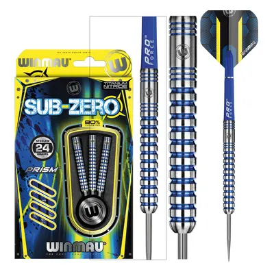 Sub-Zero Gram Professional Steeltip Tungsten Darts Set with Flights and Shafts (stems)