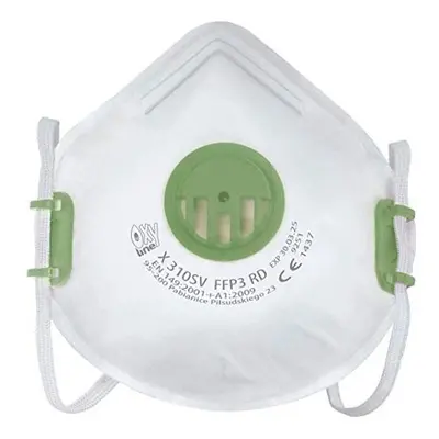 Oxyline X SV FFP3 R D Respirator Half Mask Dust Mask Breathing Mask Infection-proof Reusable Pro