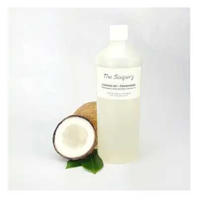 Fractionated Coconut Oil litre - 100% Pure and Natural Carrier Oil for Skin and Hair Treatments