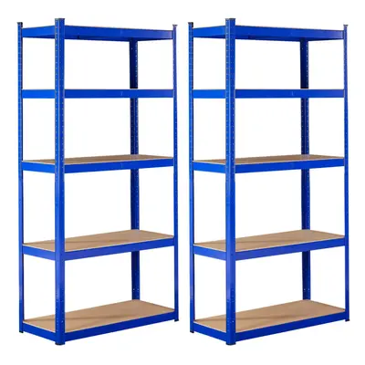 AREBOS Heavy Duty Shelving Set of | x x cm | Blue | Shelves | Workshop Shelving Storage Shelving