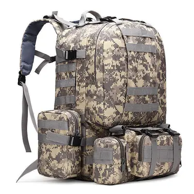 (style 2) 50L Tactical Backpack in Military Bags Army Rucksack Backpack Molle Outdoor Sport Bag 