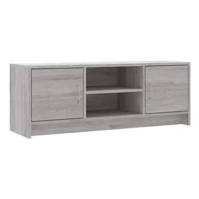 (grey sonoma) vidaXL TV Cabinet TV Stand Media Console High Gloss White Engineered Wood