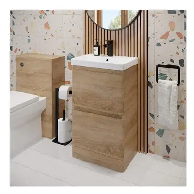 Regis Wood Free Standing Vanity Unit & Basin - 500mm