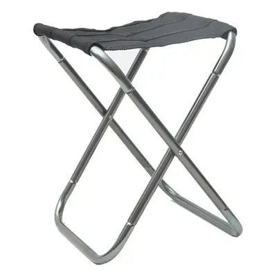 (Grey) Mini Portable Folding Chair Outdoor Camping Fishing Picnic Bbq Beach Chair Seat Backpacki