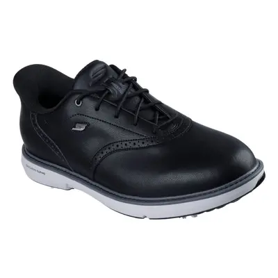 (UK 9.5, Black) Skechers Mens Slip-ins GO GOLF Prestige Leather Waterproof Golf Shoes