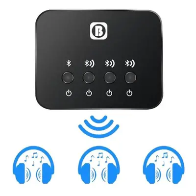 Bluetooth Spliter For 3pcs Wireless Earphone Working Together Stereo O Transmitter Splitter Adap