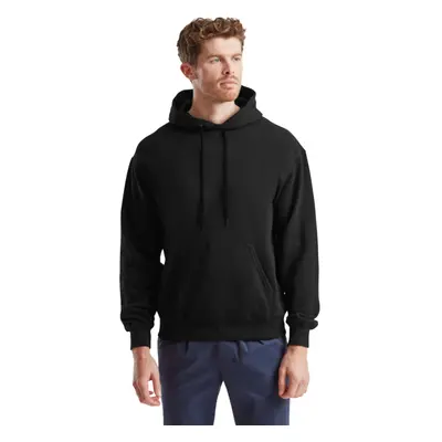 (4XL, Black) Fruit of the Loom Mens Cotton Hoodie