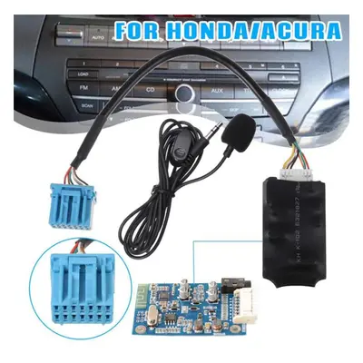 Bluetooth Module AUX Cable Adapter Microphone Handsfree Kits For Acura Honda 2.3