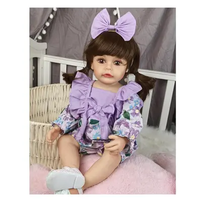 (as the picture, cm) Keiumi Cm Silicone Reborn Baby Doll Toys Real Touch Lifelike Finished Newbo