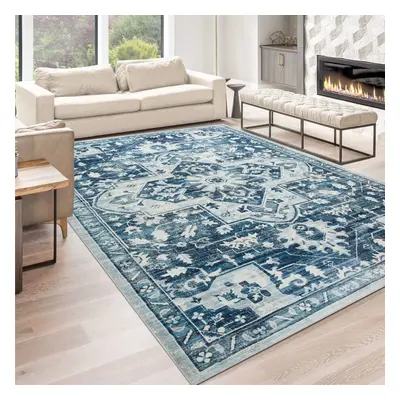 (200 x cm (6 ft in x ft 5in), Tranquil) Traditional Large Rugs Indoor Outdoor Rug Carpets & Mats