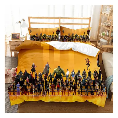 (Style 09, Double) Avengers Bedding Single Double Duvet Cover UK