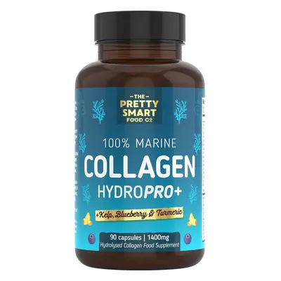 Powerful Marine Collagen Tablets-Boosted with Hyaluronic Acid,Biotin&Blueberry-1400MGComplex-Hyd