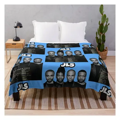 Fleece Throw Blanket JLS Fan Made Tour Apparel for Sofa Couch Kids x Inches