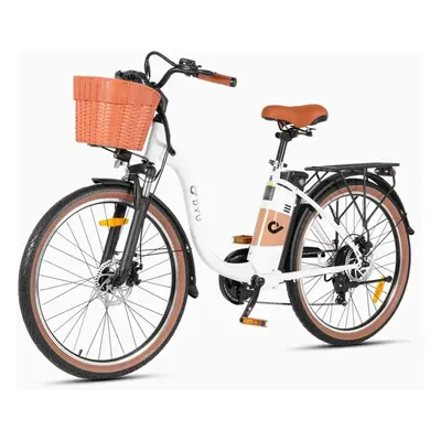 DYU C6 Pro Inch City Electric Bike 250W Motor Removable Battery 36V 15.6Ah Shimano Gears LED Fro