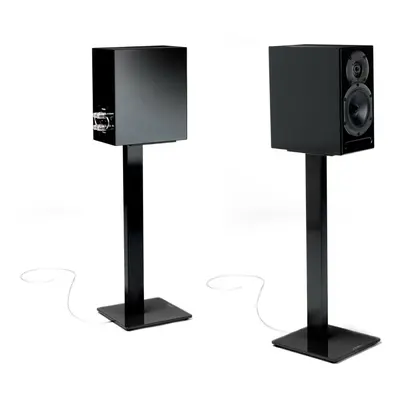 Pair Of Black Norstone ESSE STAND Speaker Stands FREE Post Up To 34kg Weight