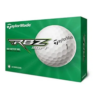 TaylorMade RBZ Soft Dozen Golf Balls, White,2021