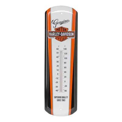 Harley-Davidson Nostalgic Bar & Shield Tin Thermometer x inch HD