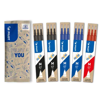 Frixion Rollerball Refill 0.7 Refill Pack of (Blue, Black, Red)