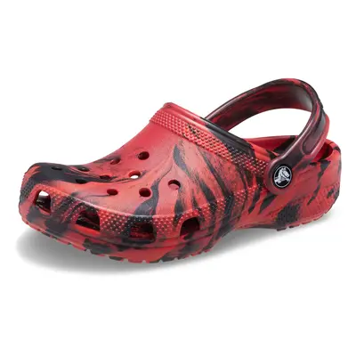 Crocs Kids Classic Marbled Tie Dye Clog Pepper/Black US Unisex Toddler