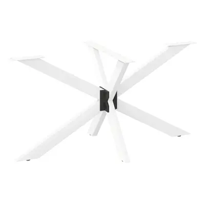 (white, x x (72-73) cm) vidaXL Dining Table Legs Spider Shape Desk Legs Furniture Legs pcs Steel