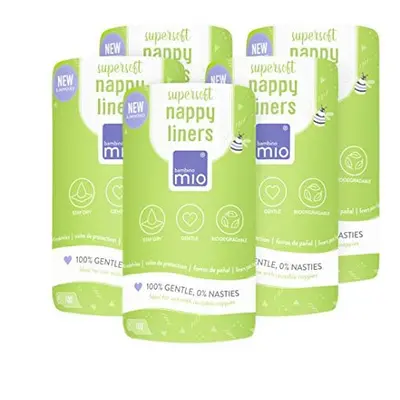 Bambino Mio, Supersoft Nappy Liners, Biodegradable, Liners