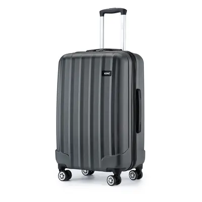 (28 inch) Grey 19/24/28 Inch Travel Luggage Trolley Case Bag Hard Shell ABS Wheels Spinner Suitc