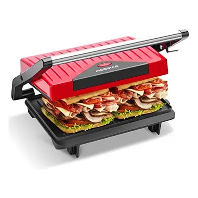 Aigostar Sandwich Toaster, Deep Fill Toastie Maker, Slice Panini Press, Electric Health Grill, N